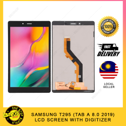 SAMSUNG T295 (TAB A 8.0 2019) LCD SCREEN WITH DIGITIZER FULLSET