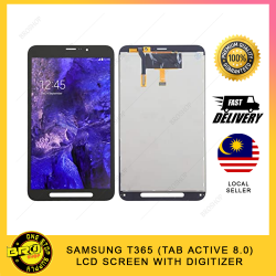 SAMSUNG T365 (TAB ACTIVE LTE 8.0) LCD SCREEN WITH DIGITIZER FULLSET