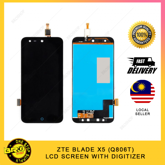 ZTE BLADE X5 (Q806T) LCD SCREEN WITH DIGITIZER FULLSET