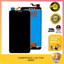 BROSHOP Compatible Ori Lcd For Lenovo A6600 / A6600+ Plus Digitizer Skrin Glass Touch Screen MO