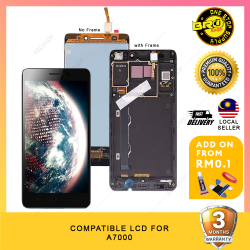 BROSHOP Compatible Ori Lcd For Lenovo A7000 Digitizer Skrin Glass Touch Screen MO