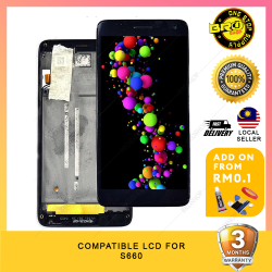 BROSHOP Compatible Ori Lcd For Lenovo S660 Digitizer Skrin Glass Touch Screen MO