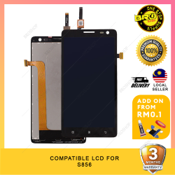 BROSHOP Compatible Ori Lcd For Lenovo S856 Digitizer Skrin Glass Touch Screen MO