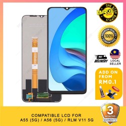 BROSHOP Compatible Lcd For Ori OPPO A55 / A56 / REALM V11 5G Digitizer Skrin Glass Touch Screen MO