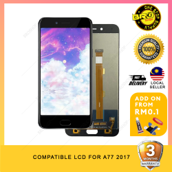 BROSHOP Compatible Lcd For OPPO A77 2017 Digitizer Skrin Glass Touch Screen (1 Camera Holes) MO