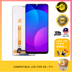 BROSHOP Compatible Lcd For OPPO A9 / F11 Digitizer Skrin Glass Touch Screen MO