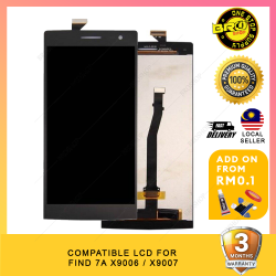 BROSHOP Compatible Lcd For OPPO Find 7A / X9006 / X9007 Touch Screen Digitizer Skrin Fullset MO
