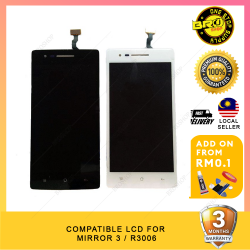 BROSHOP Compatible Lcd For OPPO Mirror 3 / R3006 Digitizer Skrin Glass Touch Screen MO