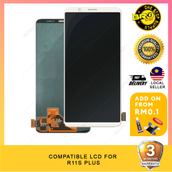 BROSHOP Compatible Lcd For OPPO R11S Plus Digitizer Skrin Glass Touch Screen MO