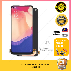 BROSHOP Compatible Lcd For Ori OPPO RENO 5F 4SE F19 PRO A74 A94 A95 RLM 8 PRO 4G 5G Digitizer Skrin Glass Touch Screen MO