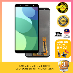 BROSHOP BS Compatible Lcd For Samsung J4 Plus / J4+ / J6 Plus / J6+ / Core J410 J415 J610 Digitizer Touch Screen Glass Skrin