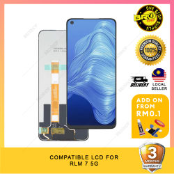 BROSHOP Compatible Lcd For Ori Realme 7 5G / Oppo A73 5G Skrin Touch Screen With Digitizer Fullset MO
