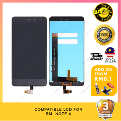 BROSHOP Compatible Lcd For Ori Redmi Note 4 / 2016050 Touch Screen Digitizer Skrin MO