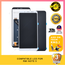 BROSHOP Compatible Lcd For Ori Redmi Note 5 / Note 5 Pro Touch Screen Digitizer Skrin MO