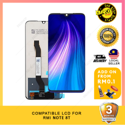 BROSHOP Compatible Lcd For Ori Redmi Note 8T Touch Screen Digitizer Skrin MO
