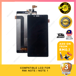 BROSHOP Compatible Lcd For Ori Redmi Note / Note 1 / 2013121 Touch Screen Digitizer Skrin MO