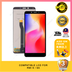 BROSHOP Compatible Lcd For Ori Redmi 6 / 6A Touch Screen Digitizer Skrin MO