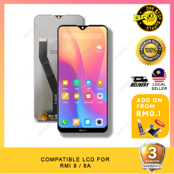 BROSHOP Compatible Lcd For Ori Redmi 8 / 8A Touch Screen Digitizer Skrin MO