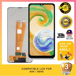 BROSHOP Compatible Lcd For Ori Samsung A04 / A04e / A04s / A042 / A045 / A047 Touch Screen Digitizer Skrin MO