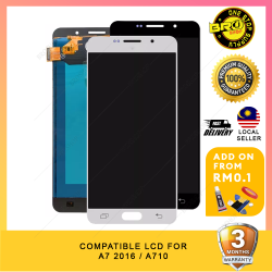 BROSHOP Compatible Amoled Lcd For Samsung A7 2016 / A710 Touch Screen Digitizer Skrin MO