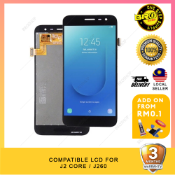 BROSHOP Compatible Lcd For Ori Samsung J2 Core / J260 Touch Screen Digitizer Skrin MO