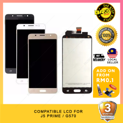 BROSHOP Compatible Lcd For Ori Samsung J5 Prime / G570 Touch Screen Digitizer Skrin MO