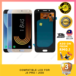 BROSHOP Compatible Amoled Lcd For Samsung J5 Pro / J530 Touch Screen Digitizer Skrin MO