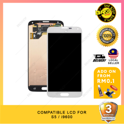 BROSHOP Compatible Lcd For Samsung S5 / i9600 Touch Screen Digitizer Skrin MO