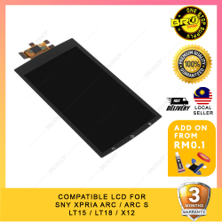 BROSHOP Compatible Lcd For Sony Xperia Arc S LT15 LT18 X12 Skrin Touch Screen Digitizer MO