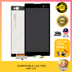 BROSHOP Compatible Lcd For Sony Xperia C3 D2533 / C4 E5303 / C5 E5553 E5563 Touch Screen Digitizer Skrin Fullset MO
