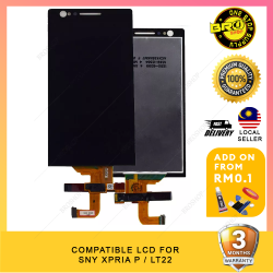 BROSHOP Compatible Lcd For Sony Xperia P LT22 Skrin Touch Screen Digitizer MO