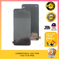 BROSHOP Compatible Lcd For Ori Vivo V19 Pro Touch Screen Digitizer Skrin Glass Fullset MO