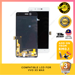 BROSHOP Compatible Lcd For Ori Vivo X5 Max X5max Touch Screen Digitizer Skrin Glass Fullset MO