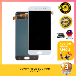 BROSHOP Compatible Lcd For Ori Vivo X7 Touch Screen Digitizer Skrin Glass Fullset MO