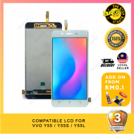 BROSHOP Compatible Lcd For Ori Vivo Y55 Y55S Y55L 1603 1610 Touch Screen Digitizer Skrin Glass Fullset MO