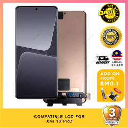 BROSHOP Compatible Lcd For Ori Xiaomi 13 Pro Touch Screen Digitizer Skrin Glass Fullset With Fingerprint MO
