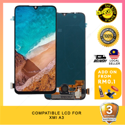 BROSHOP Compatible Lcd For Ori Xiaomi A3 Touch Screen Digitizer Skrin Glass Fullset MO