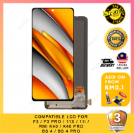 BROSHOP Compatible Amoled Lcd For Xiaomi Pocophone F3 / RMI K40/ XMI 11X / 11i / Black Shark 4 Pro Touch Screen Digitizer Skrin MO BROSHOP Compatible Amoled Lcd For Xiaomi Pocophone F3 / RMI K40/ XMI 11X / 11i / Black Shark 4 Pro Touch Screen Digitizer Skrin MO