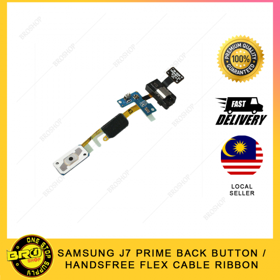 SAMSUNG J7 PRIME BACK BUTTON / HANDSFREE FLEX CABLE RIBBON
