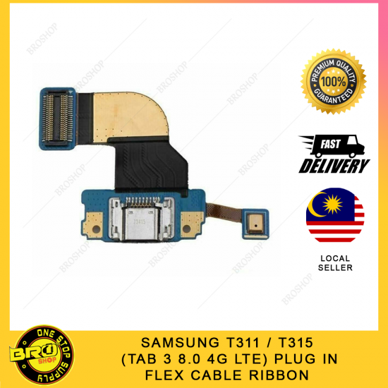 SAMSUNG T315 / T311 (TAB 3 8.0 4G LTE) PLUG IN CHARGING FLEX CABLE RIBBON