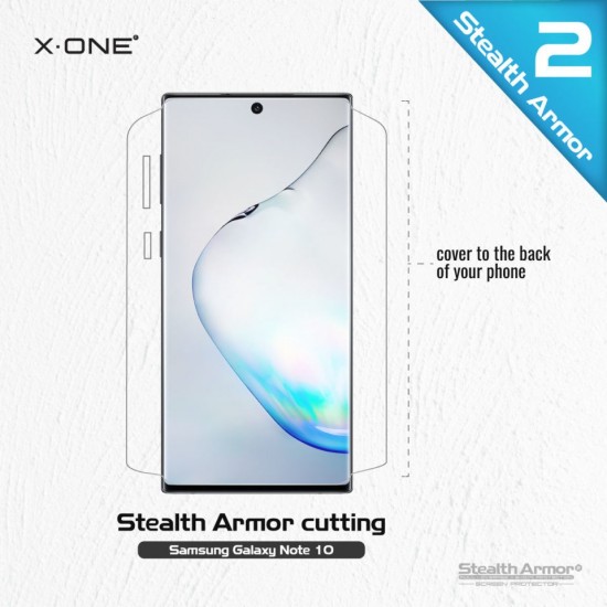 Samsung Galaxy Note 10 Plus X-One Stealth Armor 2 ( Upgraded Version ) Screen Protector