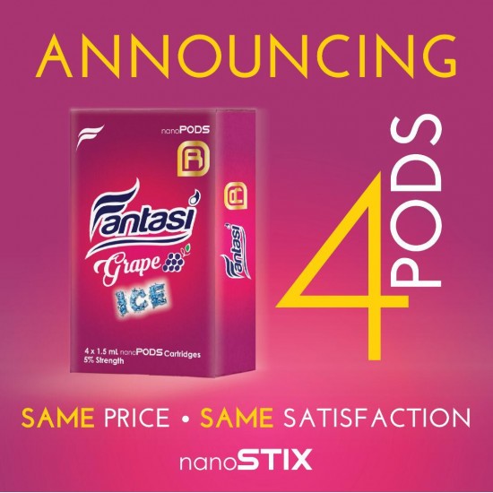 NanoPODs NanoSTIX 4pcs Replacement Cartridges(New Editions) NanoPODs NanoSTIX 4pcs Replacement Cartridges(New Editions)