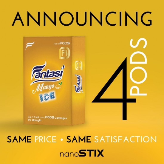 NanoPODs NanoSTIX 4pcs Replacement Cartridges(New Editions) NanoPODs NanoSTIX 4pcs Replacement Cartridges(New Editions)